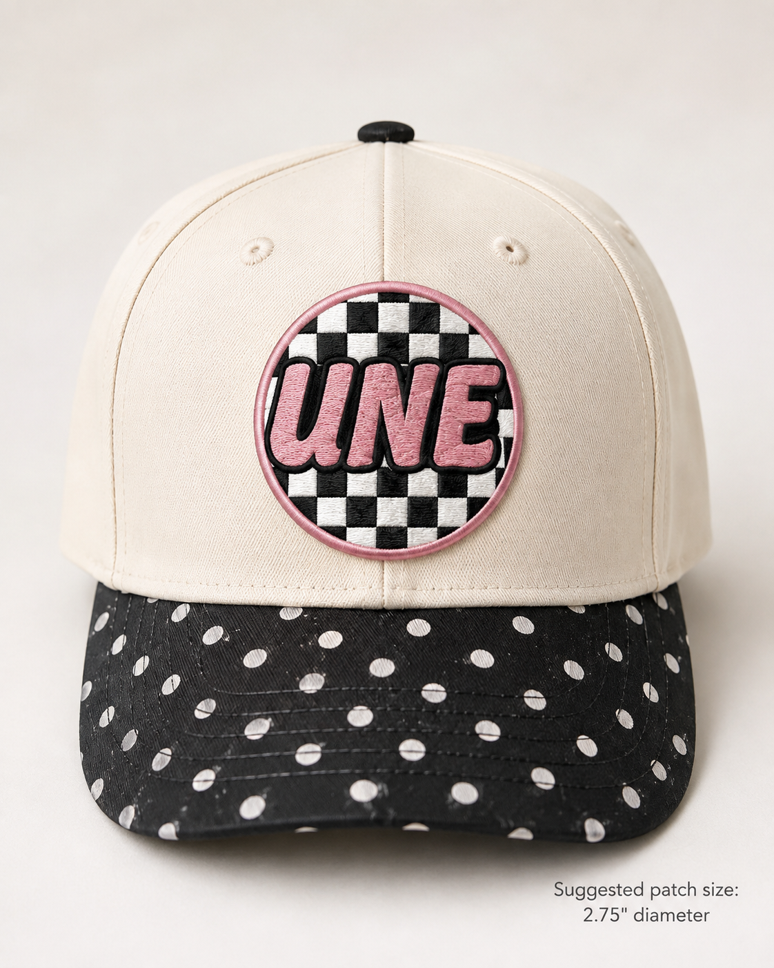 UNE Checkered Trucker Hat