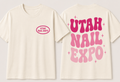 Utah Nail Expo 2026 Tee – Pink Ombré